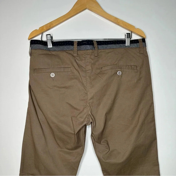 RARE RABBIT Men’s Daron 2 Cotton Stretch Trousers Pants in Tan Size 34 - Picture 10 of 13